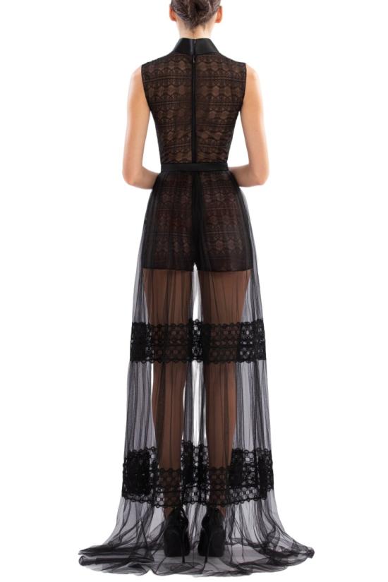  사이드 코베이시 롱 원피스 레이스 롱 드레스 - SAIID KOBEISY