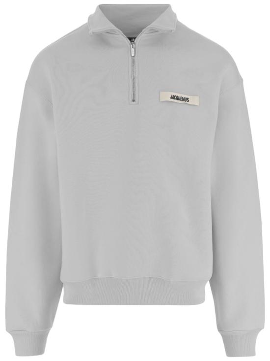 26SS 자크뮈스 하프 집업 스웨트 셔츠 SSM00313AJ00174951 White