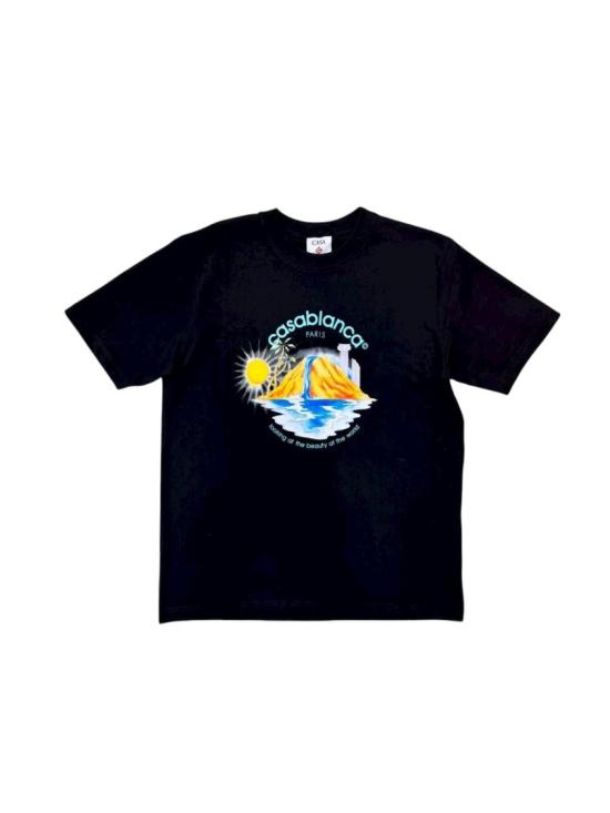  카사블랑카 반팔 티셔츠 MS25 JTS 001 05 Black