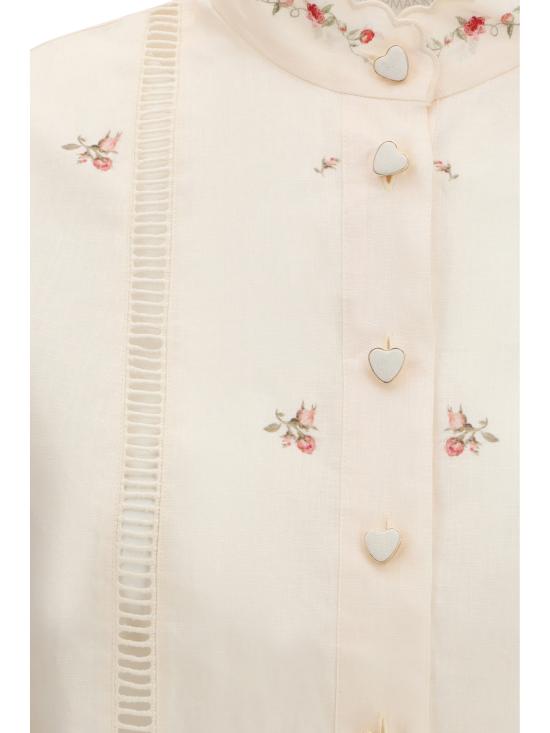 26SS 짐머만 셔츠 5378TRS264 CPKR CREAM - ZIMMERMANN