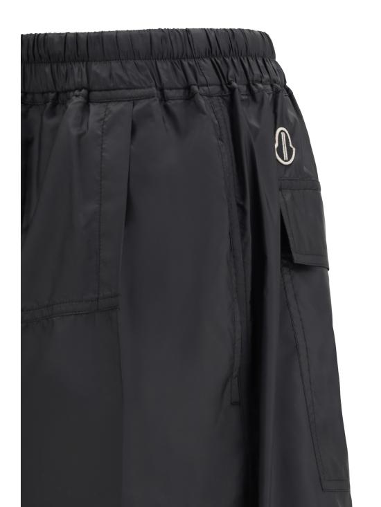 26SS 릭오웬스 몽클레어 숏팬츠 MU01F2B01M8114 999 BLACK - RICK OWENS MONCLER