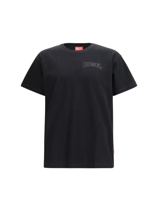 26SS 디젤 반팔 티셔츠 A220060PLAT 9XX BLACK