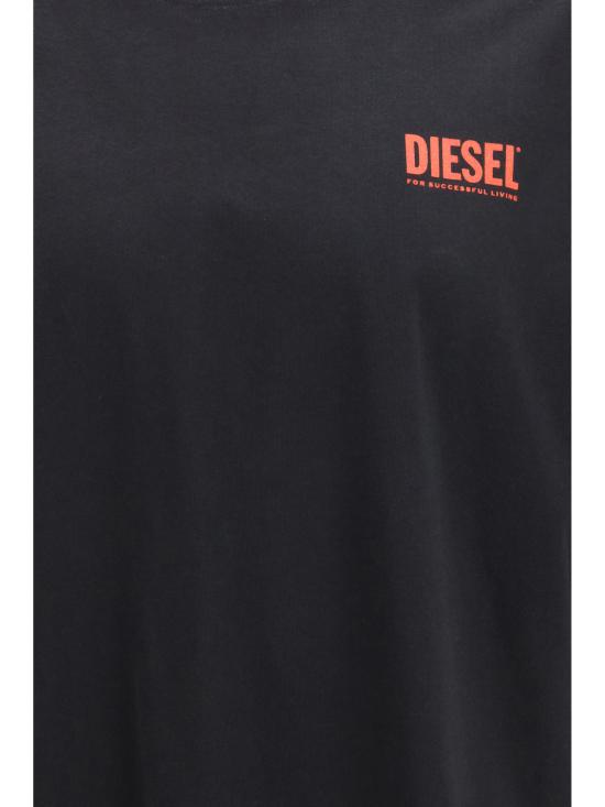26SS 디젤 반팔 티셔츠 A200360EPCA 9XX BLACK - DIESEL