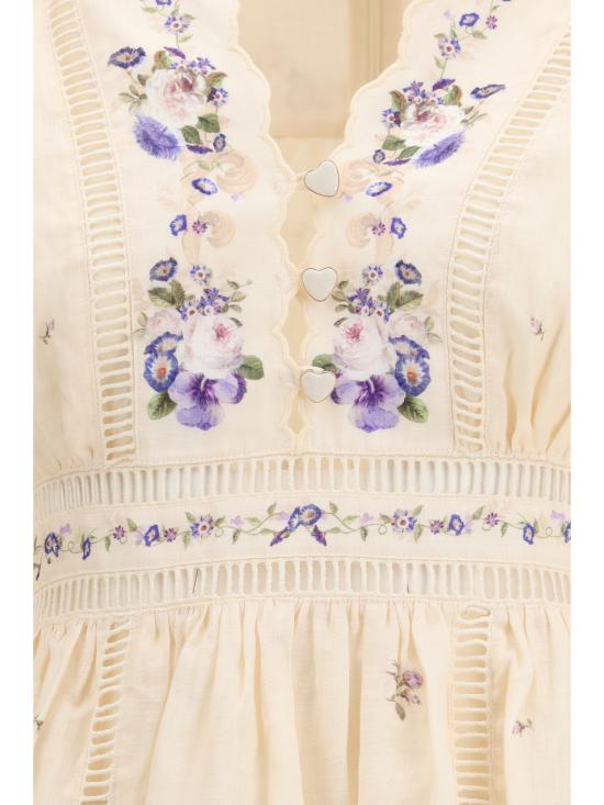 26SS 짐머만 미디 원피스 5376DRS264 CPPR - ZIMMERMANN