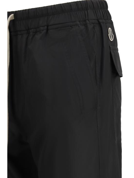 26SS 릭오웬스 몽클레어 스트레이트 팬츠 MU01F2A02M8115 999 BLACK - RICK OWENS MONCLER