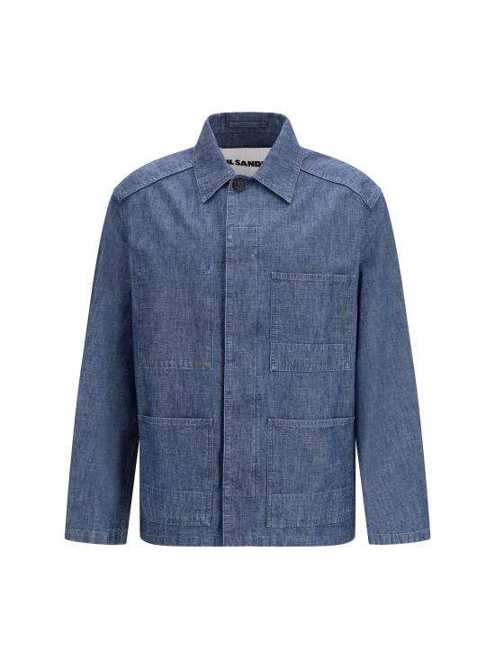 26SS 질샌더 자켓 J22SW0089J45323 406 BLUE