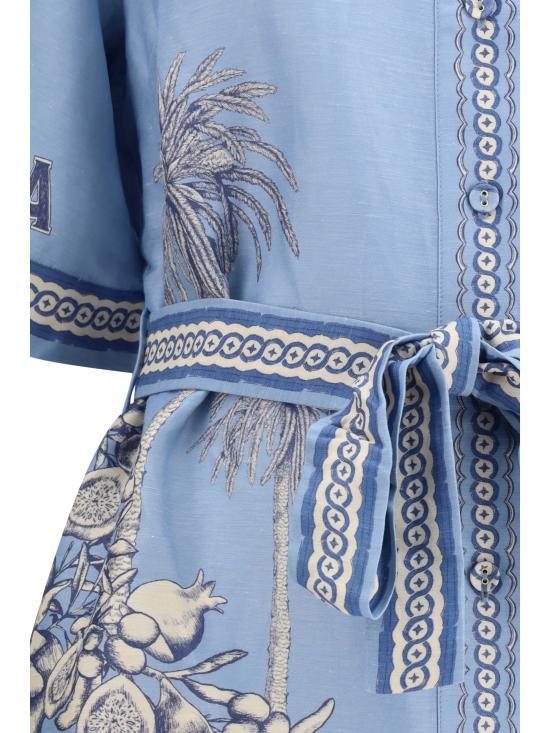 26SS 알레메 미디 원피스 6092D BLUE - ALEMAIS