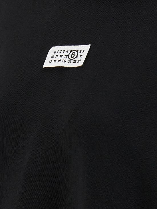 26SS MM6 메종마르지엘라 후드 티셔츠 S52GU0235M25025 900 BLACK - MM6 MAISON MARGIELA