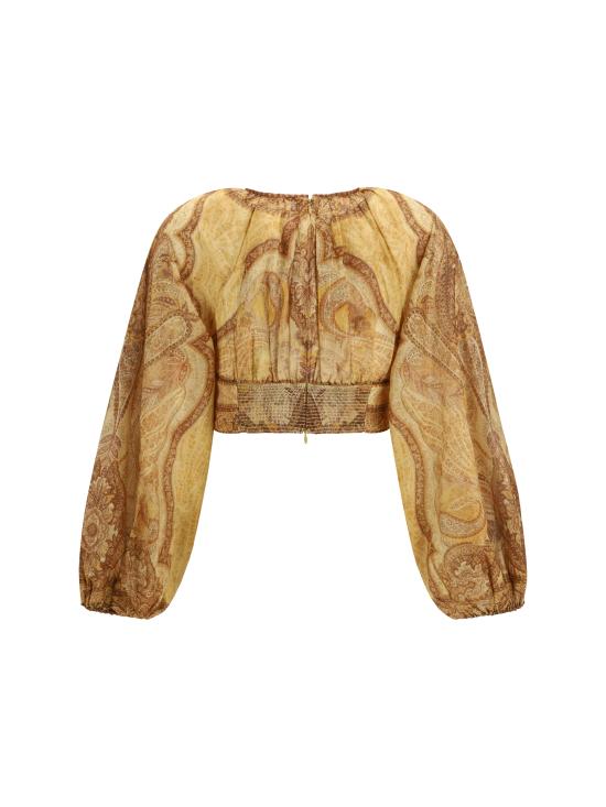 26SS 짐머만 반팔 티셔츠 6436TRS262 TPMM YELLOW - ZIMMERMANN