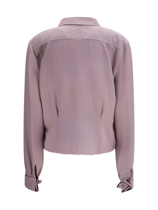 26SS 마르지엘라 롱 슬리브 실크 셔츠 S51DT0028M35704 365 LILAC - MAISON MARGIELA
