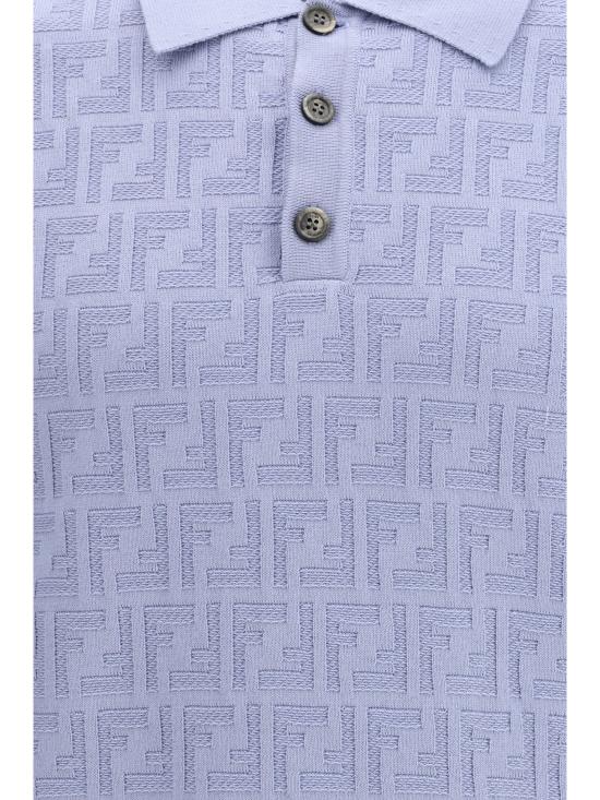 26SS 펜디 폴로 티셔츠 FZC162AUW0 F0U3X LIGHT BLUE - FENDI