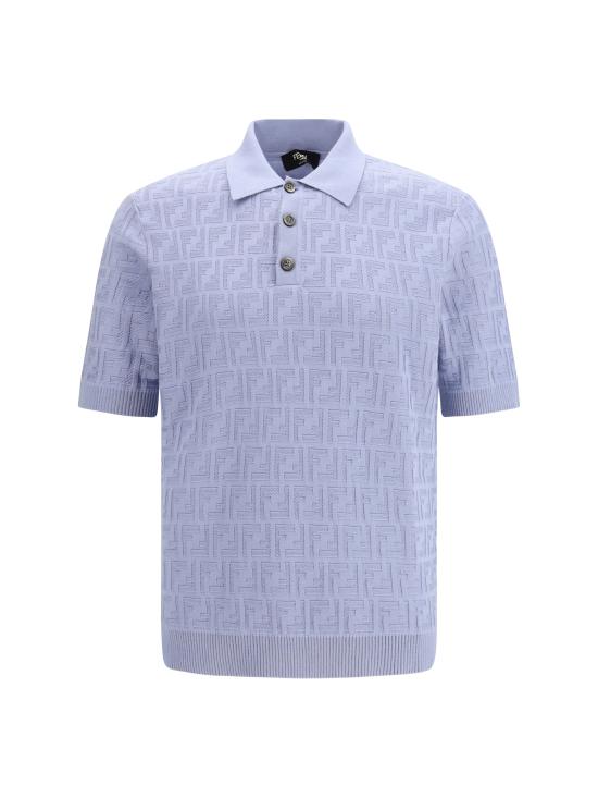 26SS 펜디 폴로 티셔츠 FZC162AUW0 F0U3X LIGHT BLUE