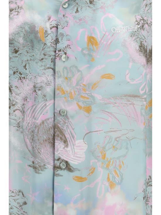 26SS 오프화이트 긴팔 셔츠 44XGG01FS26F00B960 9060 MULTICOLOUR - OFF WHITE