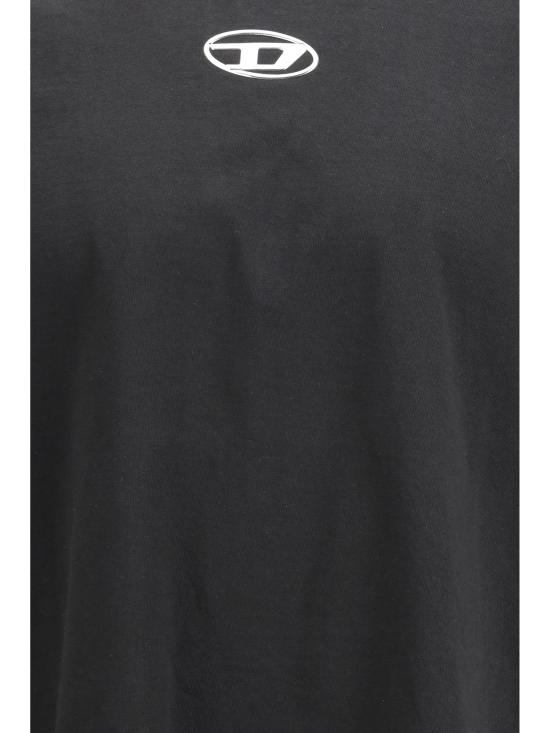 26SS 디젤 반팔 티셔츠 A202970JMBB 900 BLACK - DIESEL