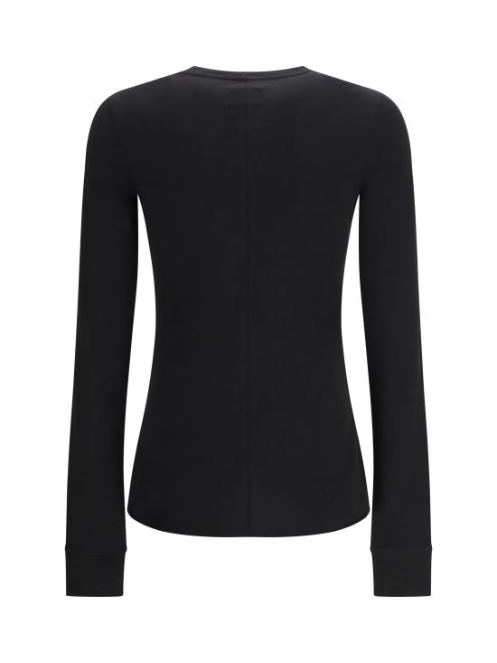 26SS 릭오웬스 몽클레어 반팔 티셔츠 MU01F8D0189AHD 999 BLACK - RICK OWENS MONCLER