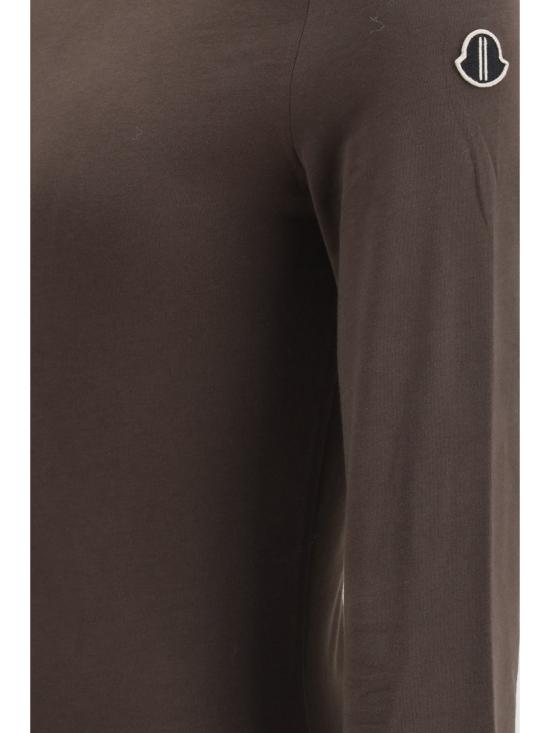 26SS 릭오웬스 몽클레어 반팔 티셔츠 MU01F8D0189AHD 256 BROWN - RICK OWENS MONCLER