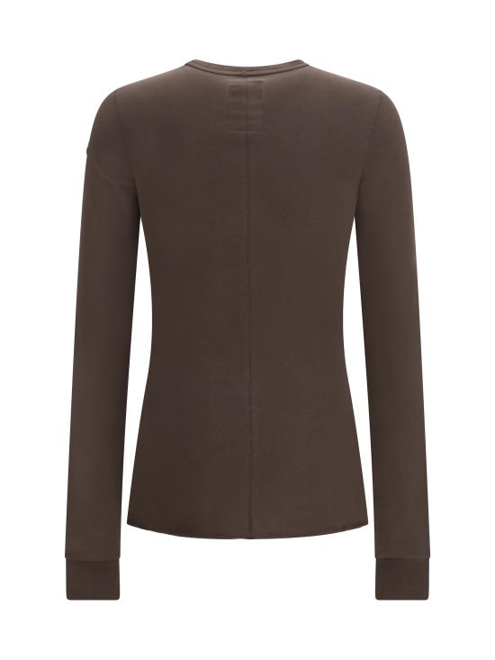 26SS 릭오웬스 몽클레어 반팔 티셔츠 MU01F8D0189AHD 256 BROWN - RICK OWENS MONCLER