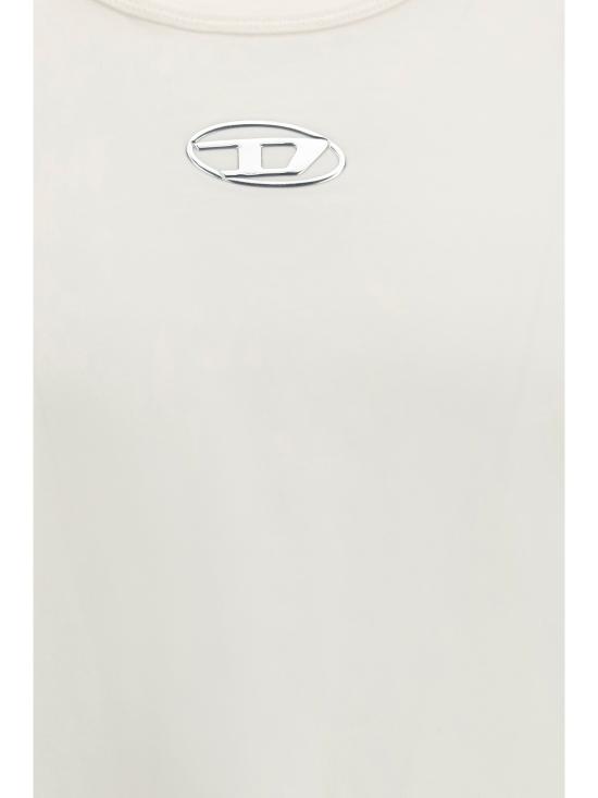 26SS 디젤 반팔 티셔츠 A202970JMBB 141 WHITE - DIESEL