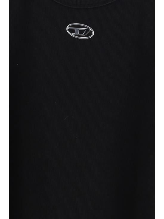 26SS 디젤 반팔 티셔츠 A199080JMBA 900 BLACK - DIESEL