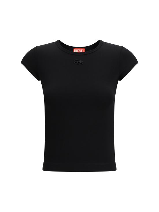 26SS 디젤 반팔 티셔츠 A199120AFAA 9XX BLACK