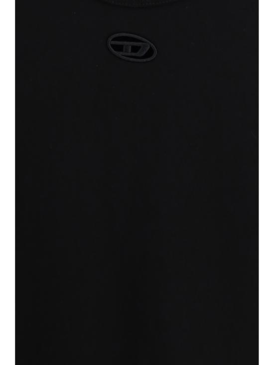26SS 디젤 반팔 티셔츠 A199120AFAA 9XX BLACK - DIESEL