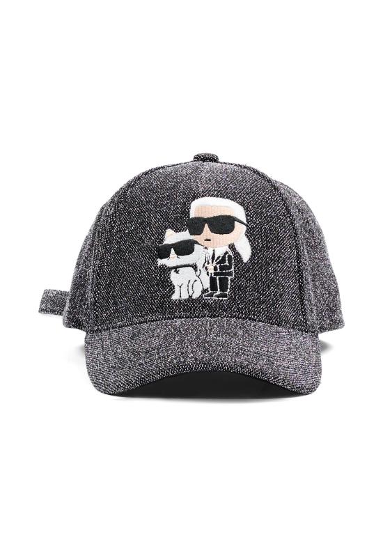 26SS [키즈] 칼라거펠트 모자 Z31198 016 SILVER