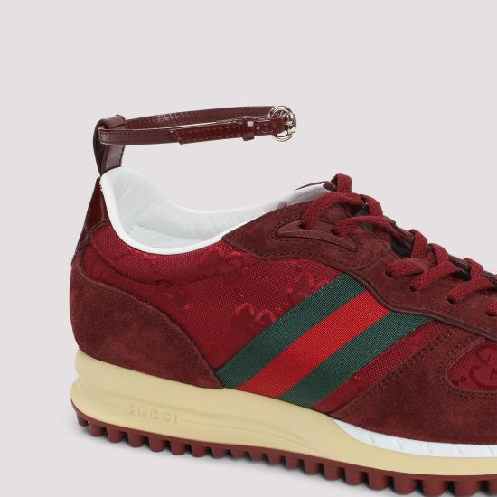 26SS 구찌 리모션 레이스업 스웨이드 스니커즈 832918 AAEZM 6144 ROSSO ANCORA - GUCCI