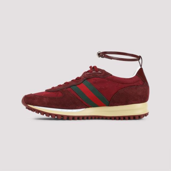 26SS 구찌 리모션 레이스업 스웨이드 스니커즈 832918 AAEZM 6144 ROSSO ANCORA - GUCCI