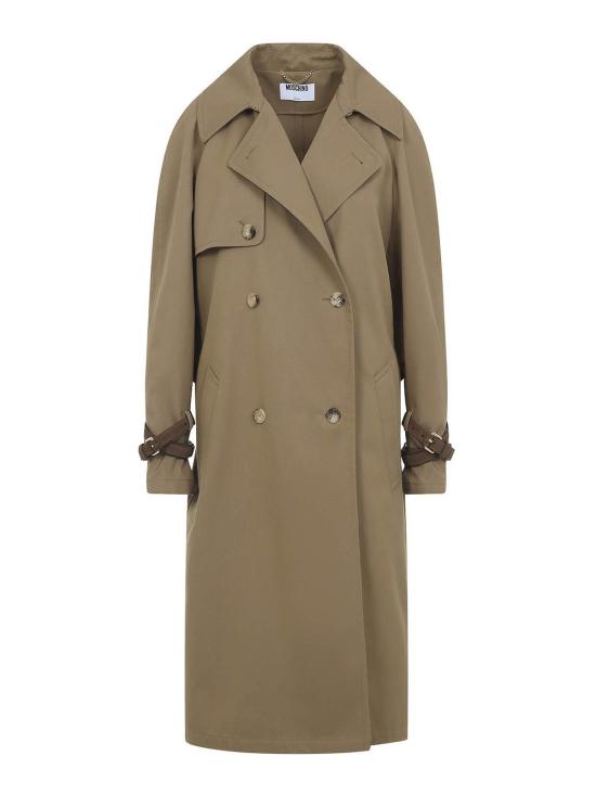  모스키노 트렌치 코트 261E060305170145 Brown