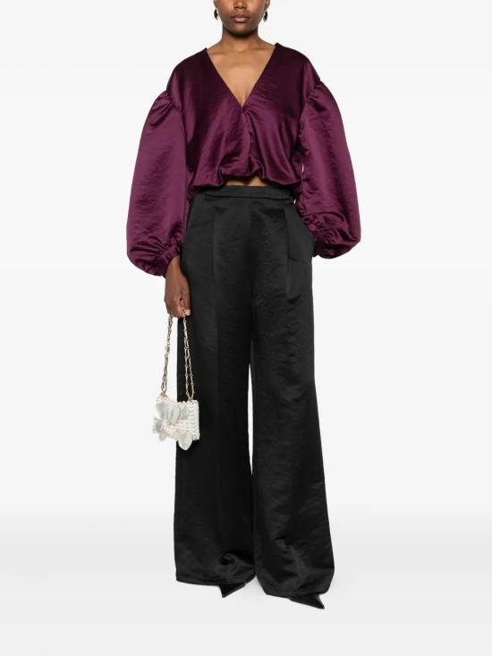 25FW 포르테포르테 스트레이트 팬츠 14479MYPANTS8004 Black - FORTE FORTE