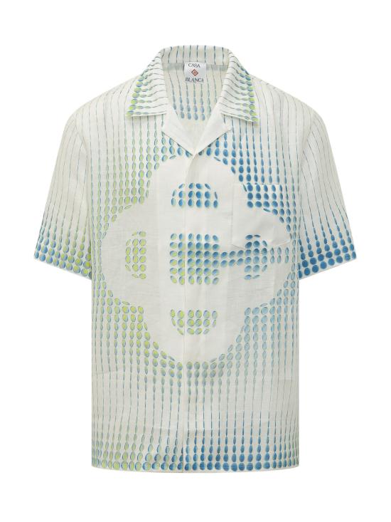 26SS 카사블랑카 긴팔 셔츠 MSP26SH003 05 WHITE MULTICOLOR