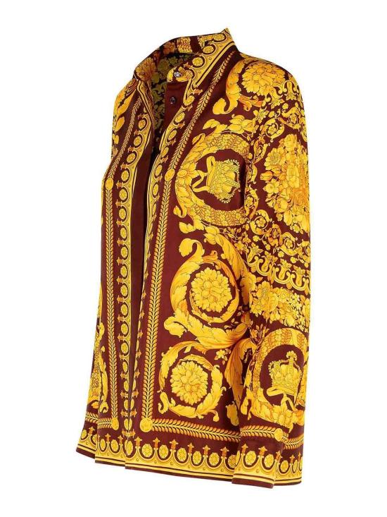 26SS 베르사체 셔츠 10013601A042365R770 Dark Red - VERSACE