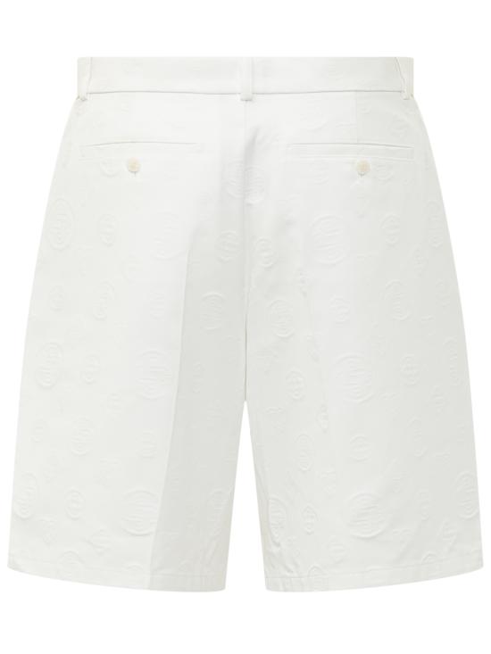 26SS 카사블랑카 숏팬츠 MSP26TR380 01 WHITE - CASABLANCA