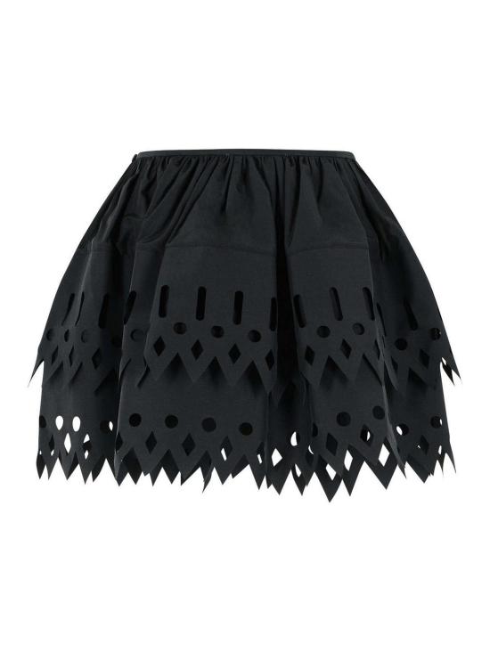 26SS 블루마린 미디 스커트 2G293AN0990 Black - BLUMARINE