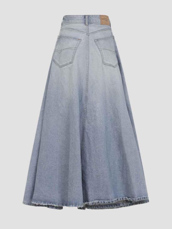 26SS 발렌시아가 고뎃 맥시 스커트 856906TTWB14009 Blue - BALENCIAGA