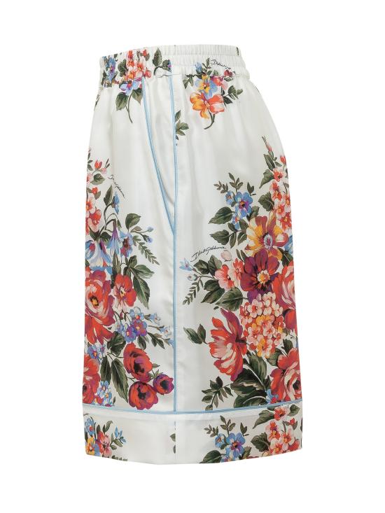 26SS 돌체앤가바나 숏팬츠 FTC42TIS11I HA5ZO MAZZ FIORI F BIANCO - DOLCE & GABBANA