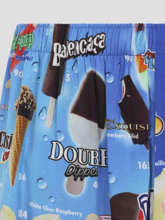 27SS 발렌시아가 숏팬츠 850715TTL244011 Blue - BALENCIAGA