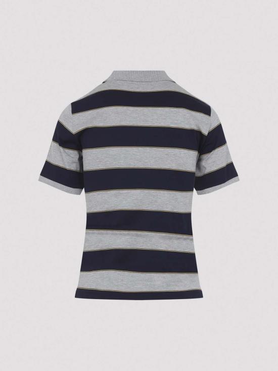 27SS 미우미우 폴로 티셔츠 MJN536SOOO14RTF005R Blue - MIU MIU