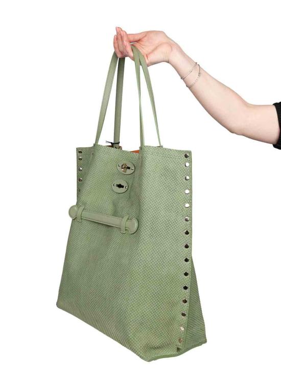 26SS 자넬라토 토트백 0687902200000Z0484M Green - ZANELLATO