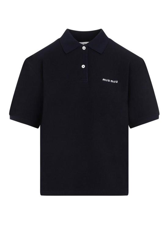  미우미우 폴로 티셔츠 MJN535SOOO14RWF0008 Light Beige