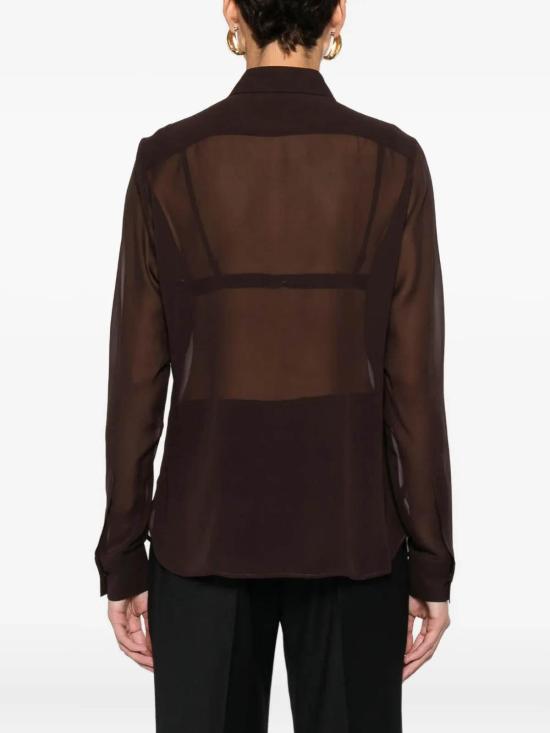 25FW 딸리아토레 셔츠 ANDRA270006AI2M1253 Brown - TAGLIATORE