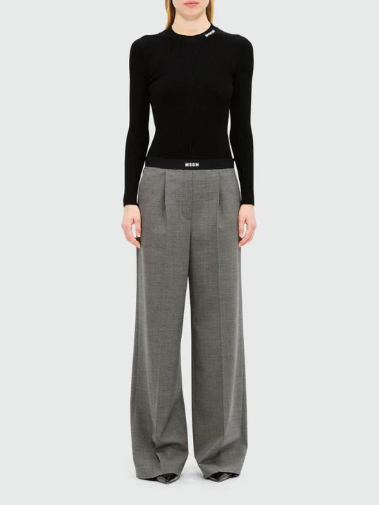 25FW 엠에스지엠 스트레이트 팬츠 MDP1425760598 Grey - MSGM