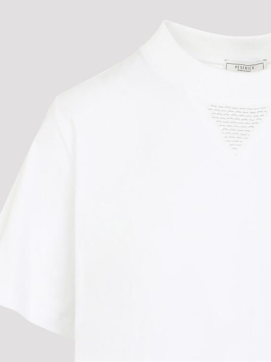 26SS 페세리코 반팔 티셔츠 A06881J00070C00C White - PESERICO