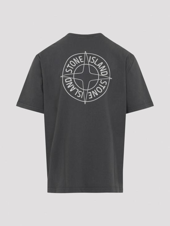  스톤 아일랜드 반팔 티셔츠 L1S152100001S0284V0065 Black - STONE ISLAND