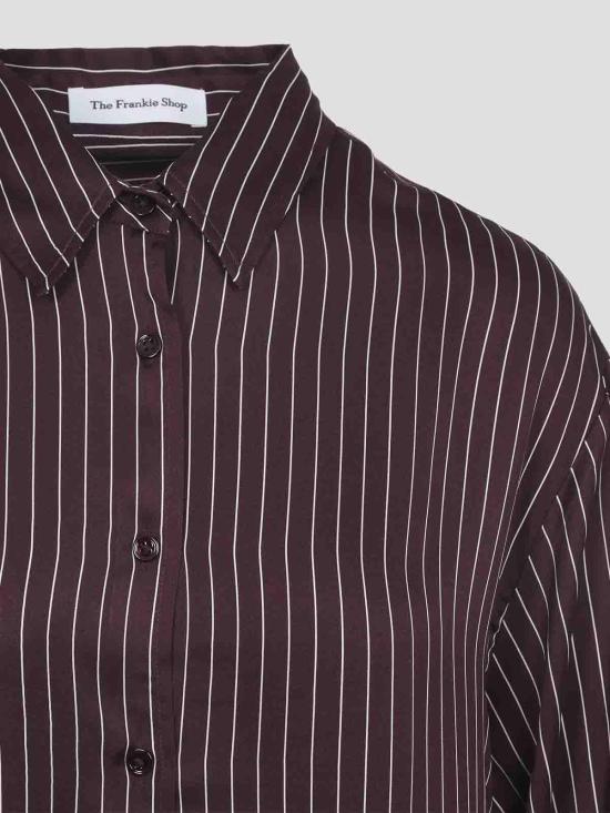 26SS 더프랭키샵 셔츠 CHFS21513886 Burgundy - THE FRANKIE SHOP