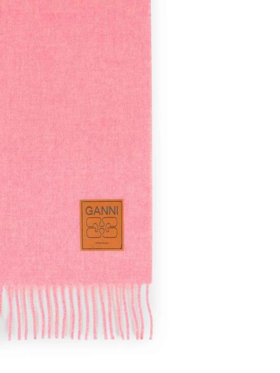 25FW 가니 프린지 울 스카프 A6942857 Nude Neutrals - GANNI