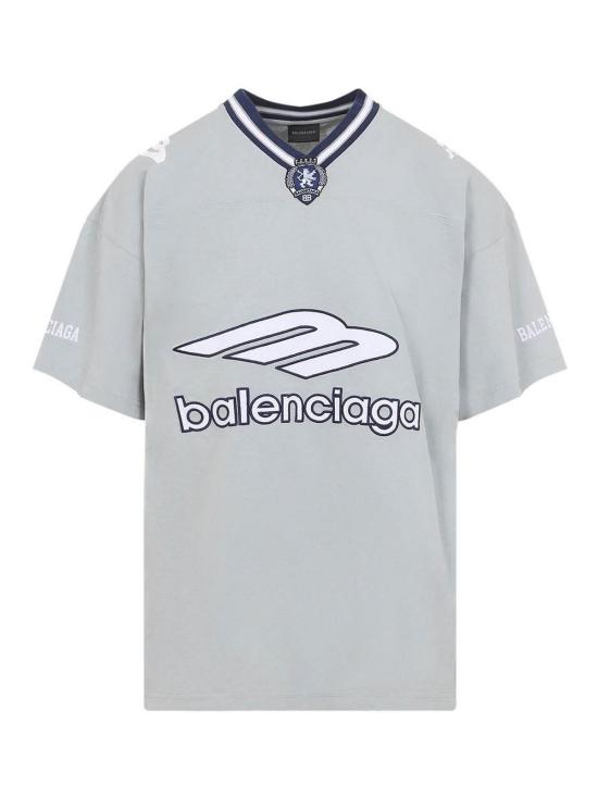 26SS 발렌시아가 반팔 티셔츠 857086TTVQ61461 Grey