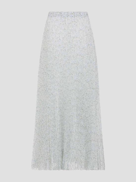 26SS 에르마노 설비노 미디 스커트 D482O361XHLS4837 White - ERMANNO SCERVINO