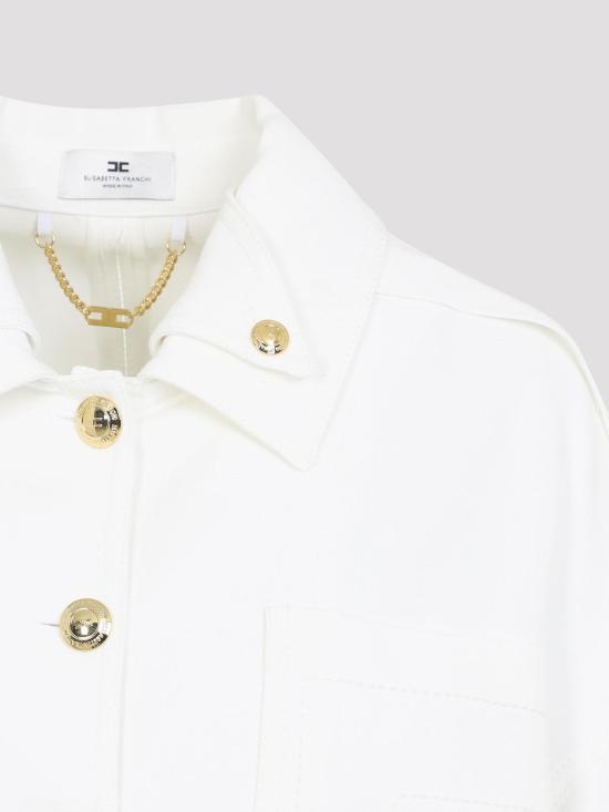  엘리자베타프랜치 자켓 GB00561E2360 Cream - ELISABETTA FRANCHI