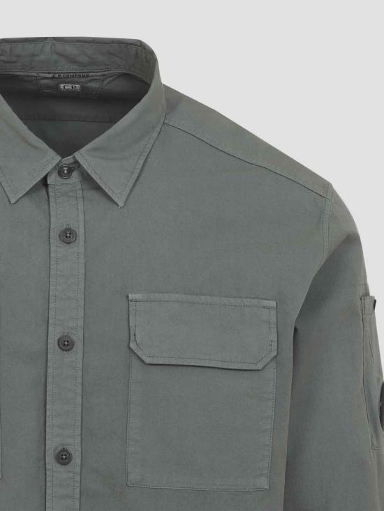 26SS 씨피 컴퍼니 긴팔 셔츠 20CMSH706A110143G668 Green - C.P. COMPANY